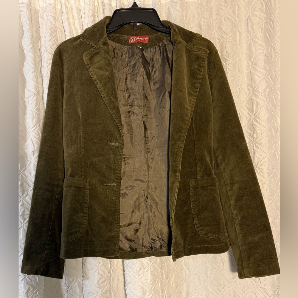 Bangjuji Olive Green Women's Blazer